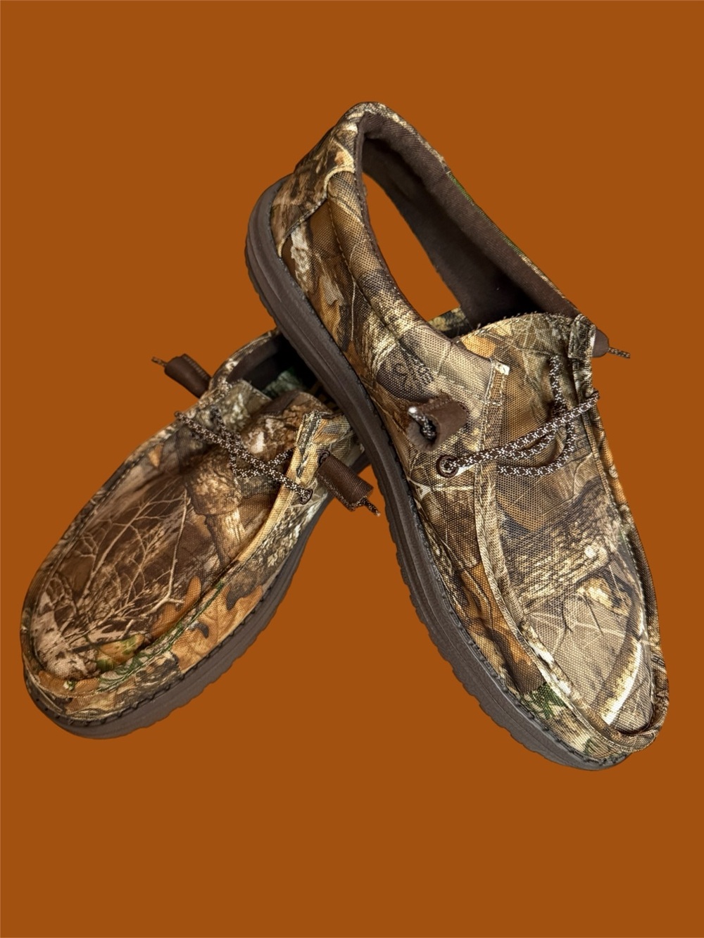 Hey Dude Wally Realtree Edge Camo Loafers Men’s US 11 Slip-On Comfort Shoes